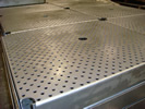 500 off Inconel Oven Trays CNC Perforated and Folded